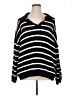 Lillusory Stripes Black Pullover Sweater Size XL - photo 1