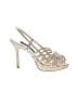 Nina Metallic Gold Sandals Size 6 - photo 1