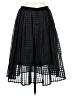 Elle 100% Polyester Polka Dots Black Formal Skirt Size 6 - photo 1