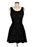 Candie's 100% Polyester Chevron-herringbone Black Cocktail Dress Size M - photo 1