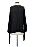 Audrey 3+1 Black Long Sleeve Top Size S - photo 2
