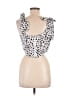 Shein 100% Polyester Ivory Sleeveless Blouse Size 8 - 10 - photo 2