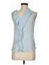 Princess Vera Wang 100% Polyester Blue Sleeveless Blouse Size M - photo 1