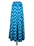 Signature Studio Chevron-herringbone Blue Casual Skirt Size M - photo 2