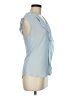Princess Vera Wang 100% Polyester Blue Sleeveless Blouse Size M - photo 4