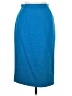 Kasper A.S.L. 100% Wool Solid Blue Wool Skirt Size 6 - photo 1