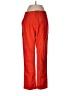 A New Day Red Linen Pants Size 6 - photo 1