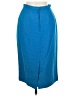 Kasper A.S.L. 100% Wool Solid Blue Wool Skirt Size 6 - photo 2