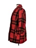 Forever 21 100% Polyester Plaid Red Coat Size L - photo 5
