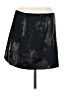 Express Graphic Black Faux Leather Skirt Size 9 - 10 - photo 1