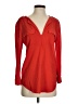 Joie 100% Cotton Red Long Sleeve Blouse Size S - photo 1