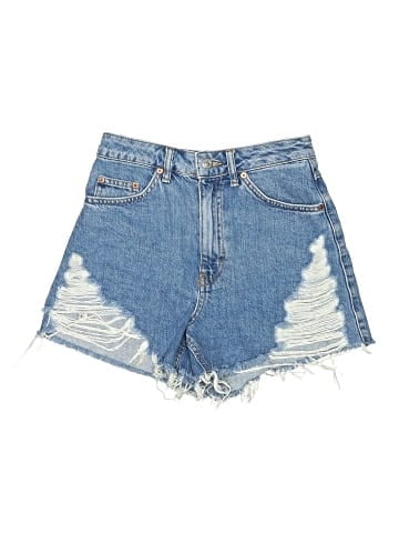 Topshop Denim Shorts (view 1)