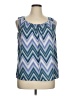 Chico's Blue Sleeveless Blouse Size XL (3) - photo 1