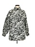Assorted Brands Animal Print Silver Faux Fur Jacket Size 8 - photo 1