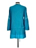 Cupio 100% Viscose Teal Blue 3/4 Sleeve Blouse Size L - photo 2