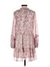 Express 100% Polyester Paisley Pink Casual Dress Size S - photo 2