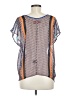 Clover Canyon 100% Polyester Blue Short Sleeve Blouse Size M - photo 2
