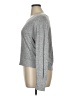 Hippie Rose Metallic Silver Pullover Sweater Size XL - photo 5