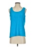 Lost April 100% Polyester Blue Sleeveless Top Size S - photo 1