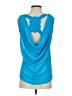 Lost April 100% Polyester Blue Sleeveless Top Size S - photo 2