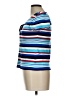 Chaps 100% Cotton Blue Short Sleeve Top Size L (petite) - photo 5