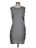 Unbranded Solid Gray Casual Dress Size L - photo 1