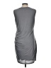 Unbranded Solid Gray Casual Dress Size L - photo 2