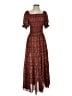 Max Studio 100% Polyester Paisley Brown Casual Dress Size S - photo 1