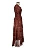 Max Studio 100% Polyester Paisley Brown Casual Dress Size S - photo 4