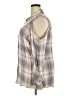 Maurices 100% Rayon Plaid Gray 3/4 Sleeve Blouse Size 20 (2) - photo 5