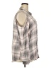 Maurices 100% Rayon Plaid Gray 3/4 Sleeve Blouse Size 20 (2) - photo 4