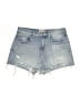 L'Agence Blue Denim Shorts Size 25 waist - photo 1