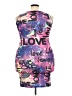 Unbranded 100% Polyester Graphic Pink Cocktail Dress Size 2X - photo 2