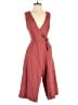 Adelyn Rae Solid Burgundy Jumpsuit Size XS - photo 1
