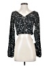 Assorted Brands Black Long Sleeve Blouse Size S (estimated) - photo 1