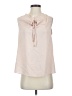 Calvin Klein 100% Polyester Pink Sleeveless Blouse Size S - photo 1