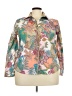 Unbranded Floral Green Long Sleeve Blouse Size XXL - photo 1