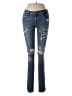 Paige Hearts Blue Jeans Size 26 waist - photo 1