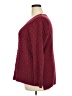Jeanne Pierre Chevron-herringbone Burgundy Pullover Sweater Size XXL - photo 5