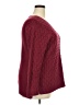 Jeanne Pierre Chevron-herringbone Burgundy Pullover Sweater Size XXL - photo 4