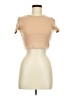 Zara Tan Short Sleeve Turtleneck Size M - photo 1