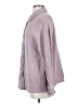 Shein 100% Polyester Houndstooth Purple Long Sleeve Blouse Size 2 - photo 5