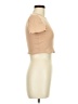 Zara Tan Short Sleeve Turtleneck Size M - photo 4