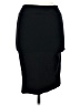 Rainbow Solid Black Casual Skirt Size M - photo 2