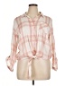 Hester & Orchard Plaid Pink 3/4 Sleeve Blouse Size XL - photo 1