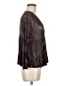Nine West 100% Rayon Black 3/4 Sleeve Blouse Size M - photo 4