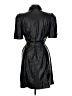 DKNY 100% Polyester Solid Black Casual Dress Size 12 - photo 2