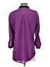 AB Studio 100% Polyester Purple 3/4 Sleeve Blouse Size S - photo 2