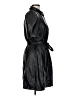 DKNY 100% Polyester Solid Black Casual Dress Size 12 - photo 4