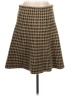 Max Studio Houndstooth Brown Casual Skirt Size L - photo 1